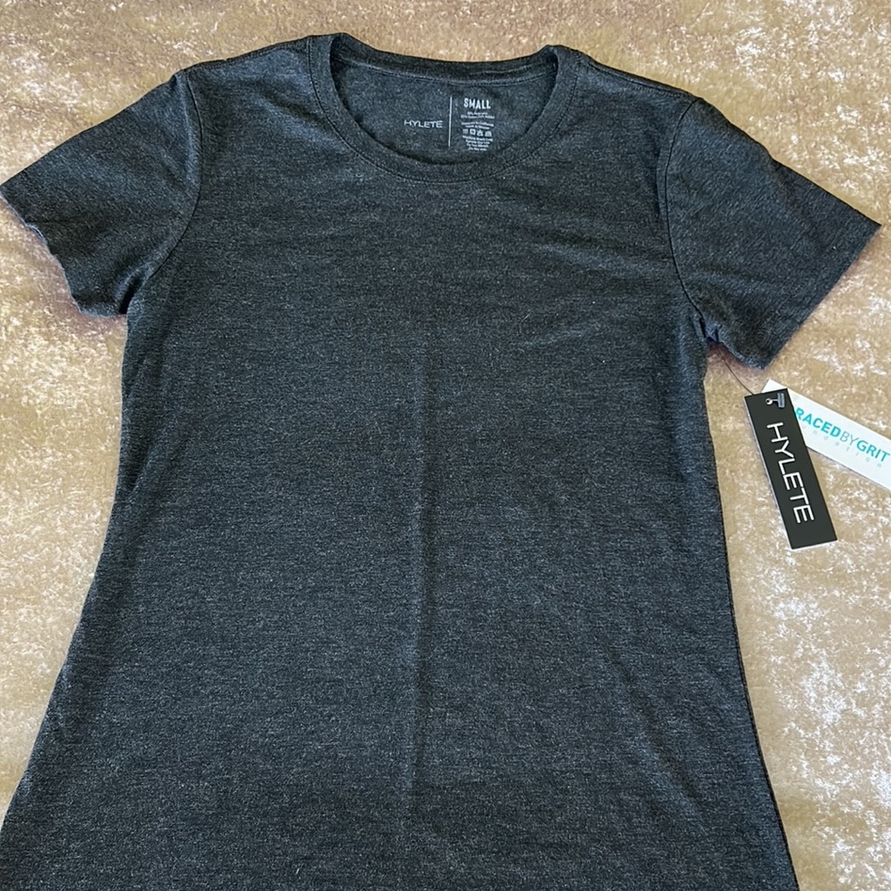 Tri-Blend Vintage Black Hylete T-Shirt Size Small